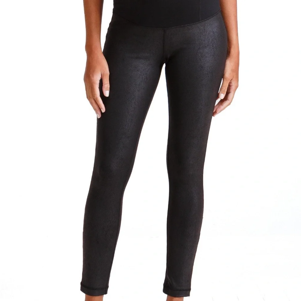 High Gloss Maternity leggings black. NWT - Picture 3 of 15